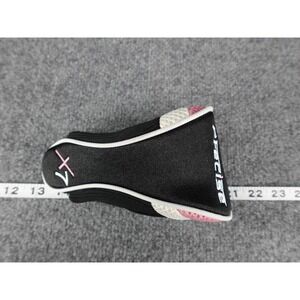 Precise Golf Headcover 22 Degree X7 Black Pink White Knit